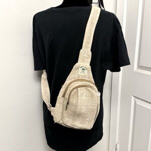 Himalayan Hemp slingback backpack